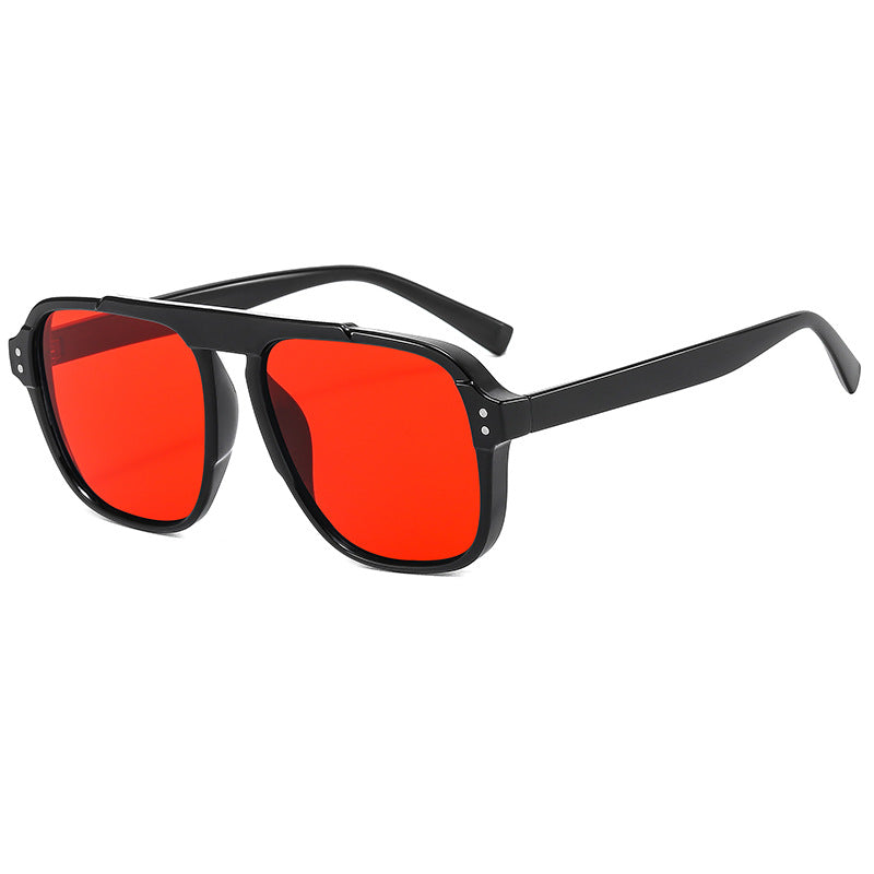 Women's geometric sunglasses with polarized yellow lenses Skanto