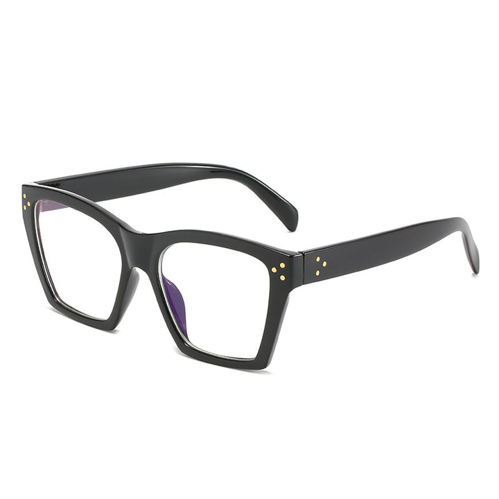 Dame stor moteriktig solbrille Skanto