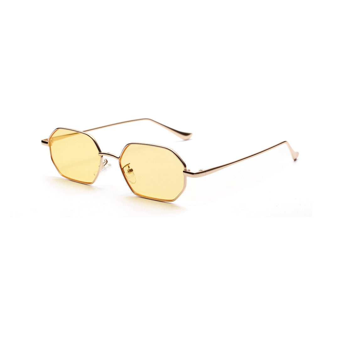Dame moteriktig solbrille med innovativt åttkantet design Skanto