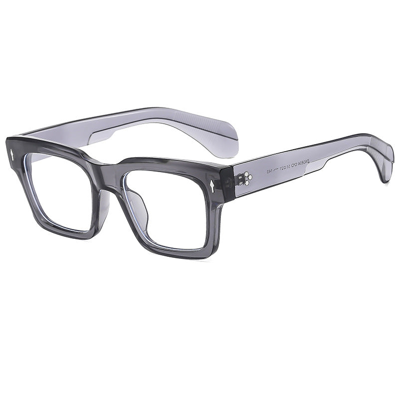 Dame kvadratisk solbrille med luksuriøs ramme og beskyttende UV-filter Skanto