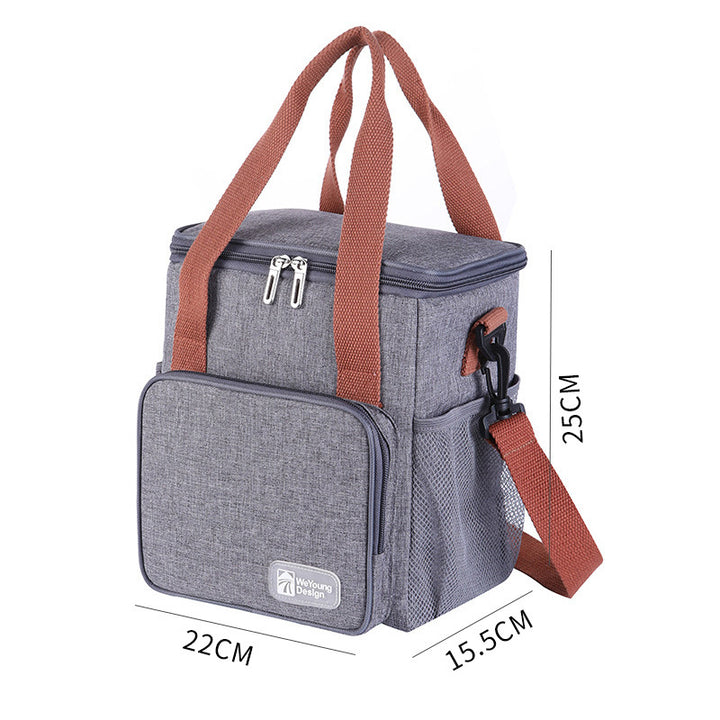 Dame Isolert Termo-Lunchbag med ekstra romsystem Skanto