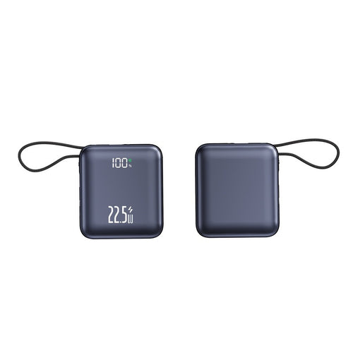 Høyytelses powerbank med LED-skjerm og hurtigladefunksjon Skanto