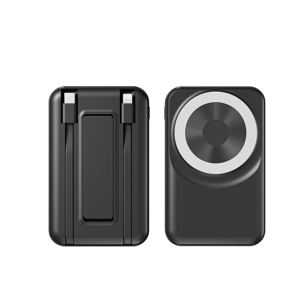 Bærbar powerbank med integrert ladekabel Skanto
