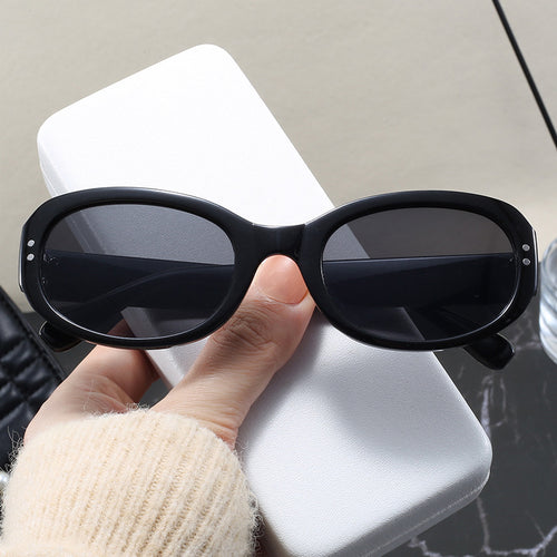 Damer elegante oversized solbriller med beskyttende UV-beskyttelse Skanto