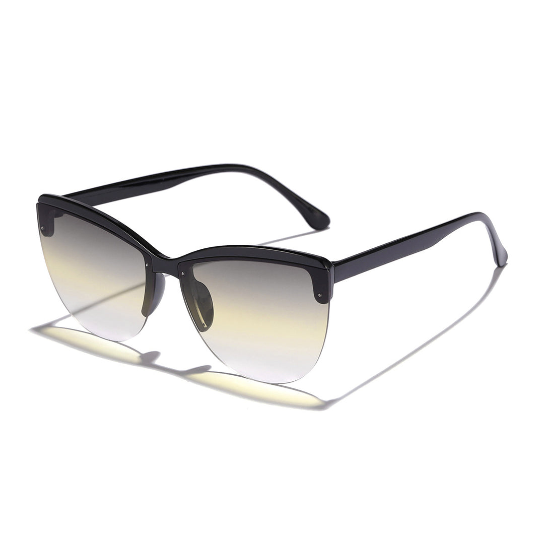 Dame moteriktig solbrille med høyverdig gradientdesign Skanto