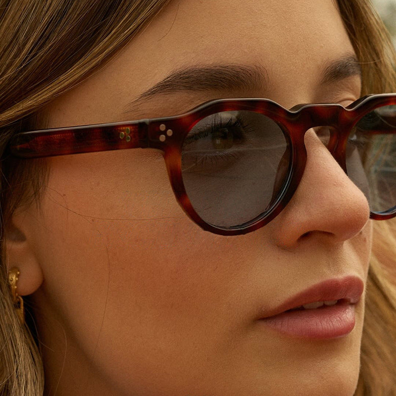 Women's stylish round glasses Skanto