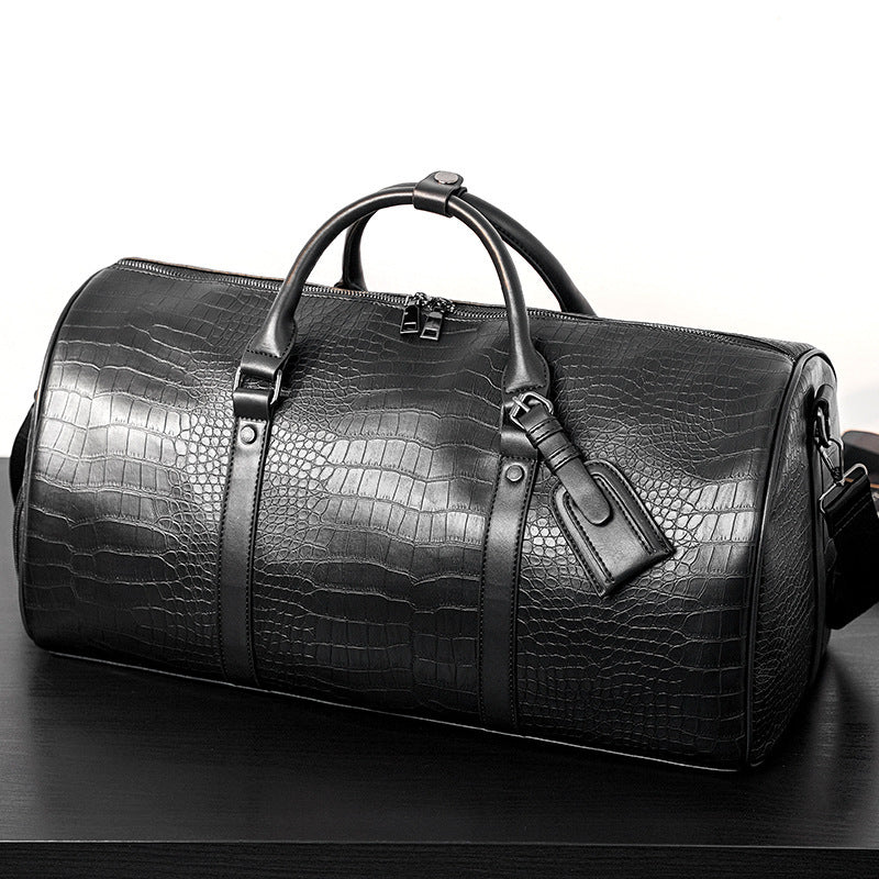 Elegant Reisetote i luksuriøs krokodillelook Skanto