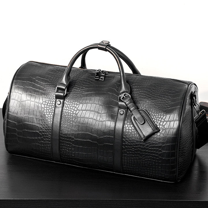 Elegant Reisetote i luksuriøs krokodillelook Skanto