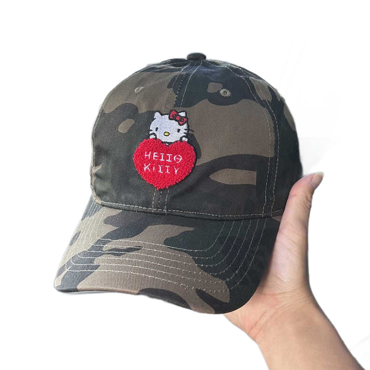 Unisex Kamuflasje Brodert Caps Skanto