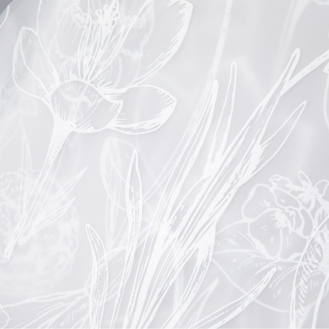Gjennomsiktig blomstermønster dekke-op Skanto