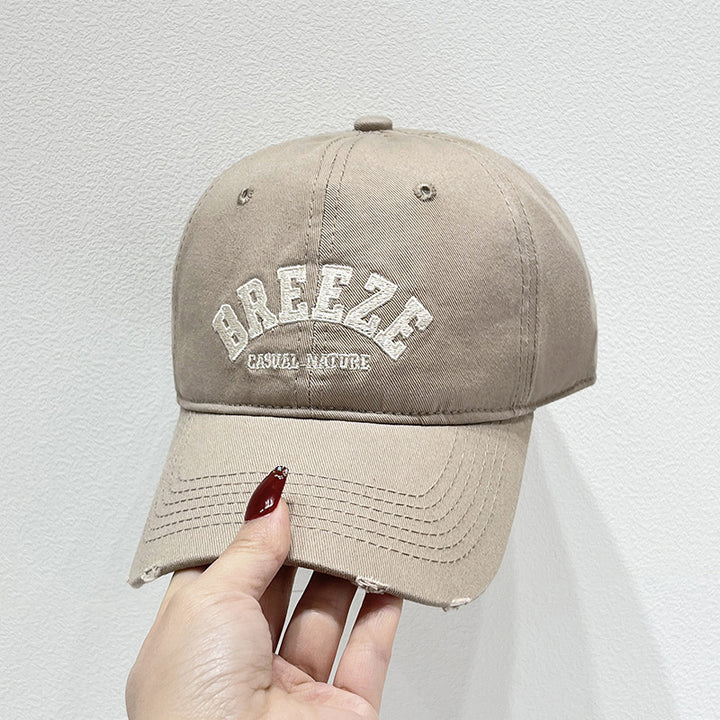 Herre Casual Slitt Bomulls Caps Skanto