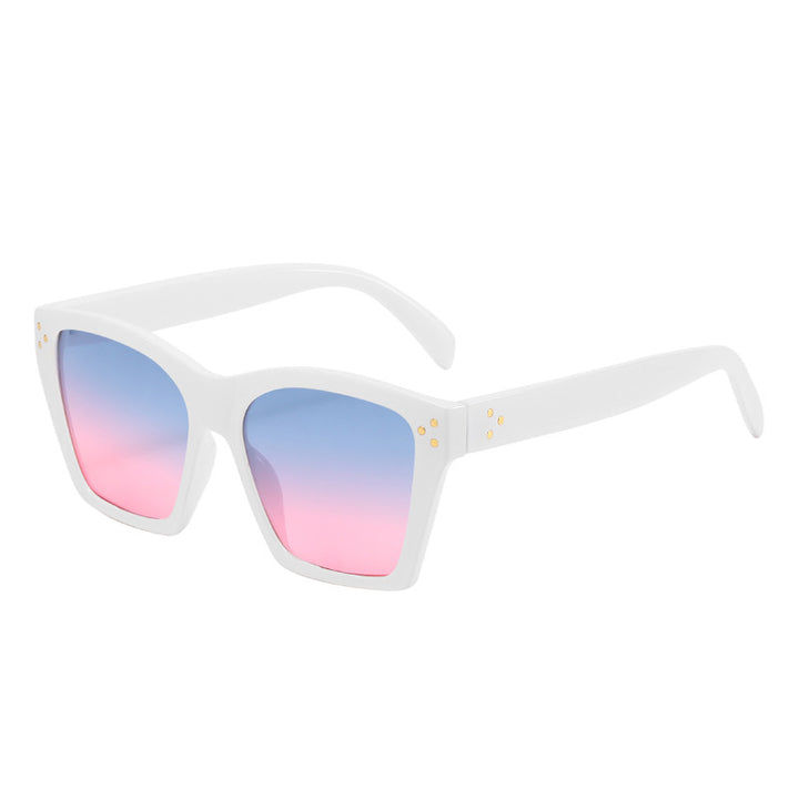 Dame stor moteriktig solbrille Skanto