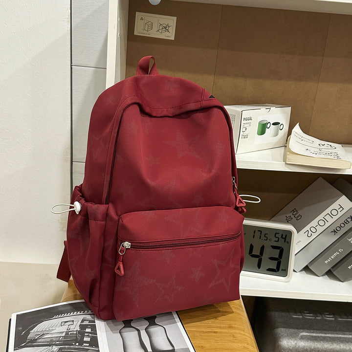 Stilig stjerne-beriket casual skole ryggsekk Skanto