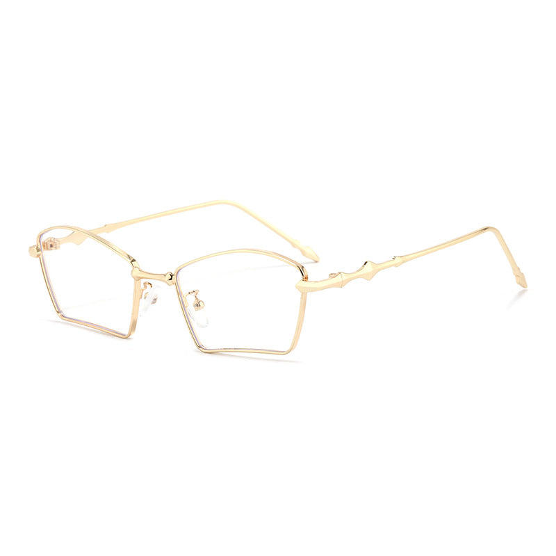 Women's trendy sunglasses with geometric frame and gradient lenses Skanto
