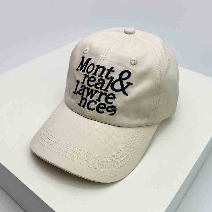 Herres stilige broderte caps Skanto