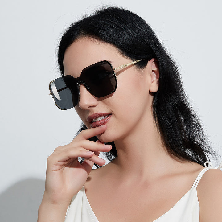 Dame store stilige solbriller Skanto