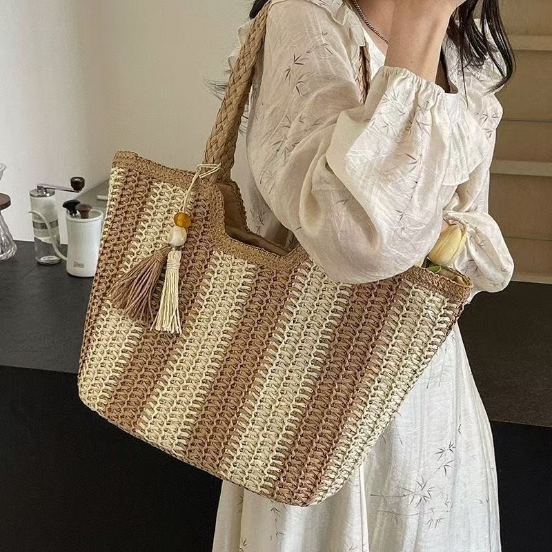 Stor Håndknutet Shopper Skanto