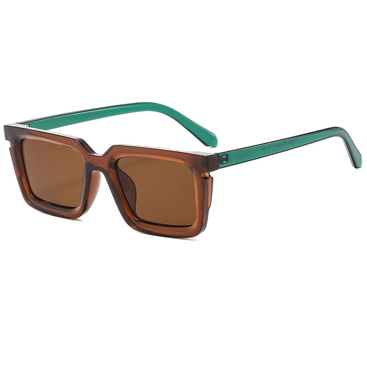 Men's Bold Retro Square Sunglasses Skanto