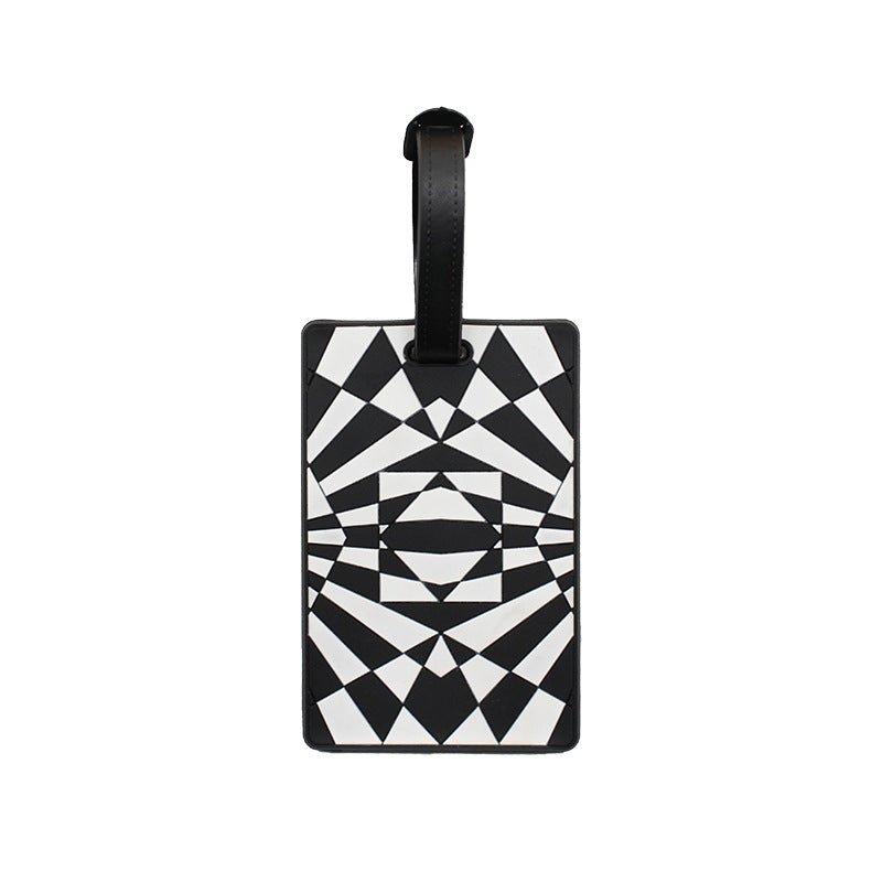 Unisex Bagasjevippe med moderne geometrisk design Skanto