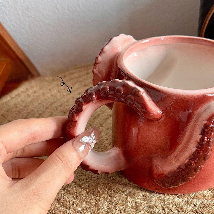 Skanto | Blæksprutte Tentakel Keramikkaffekopp
