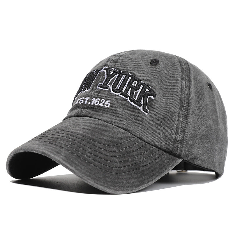 Men's Distressed Embroidered Dad Hat Skanto