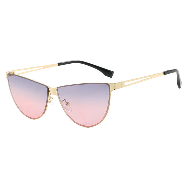 Women's Cat-Eye Sunglasses with Stylish Metal Frame and Protective UV Filter Skanto