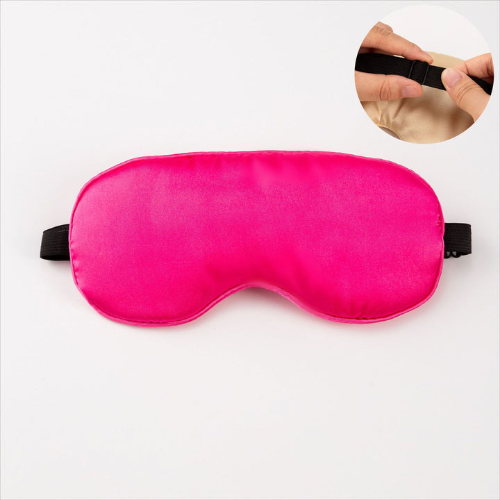 Unisex nano ergonomisk sovemaske med justerbart elastisk bånd og myk satinoverflate Skanto