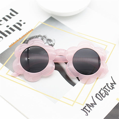Dame solbrille i leken blomsterdesign Skanto