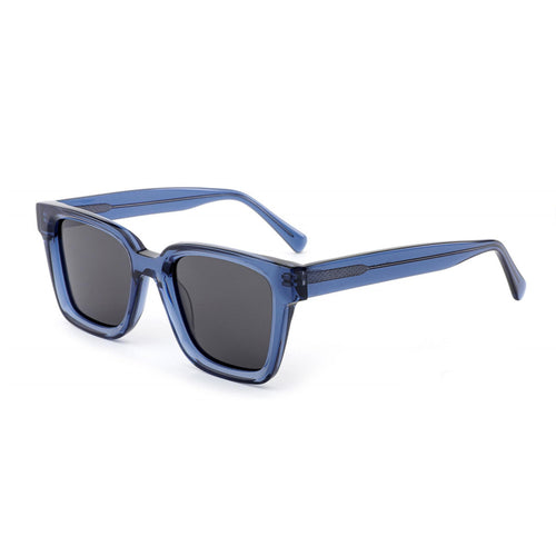Dame moteriktig solbrille i kvadratisk design med polariserte linser Skanto