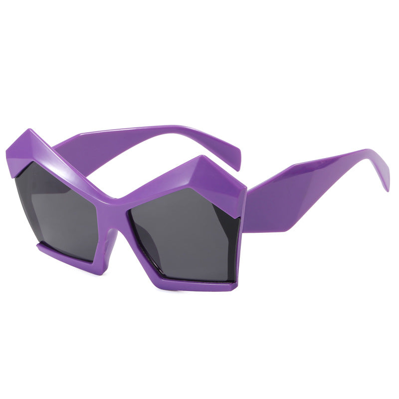 Dame geometrisk designerbrille Skanto