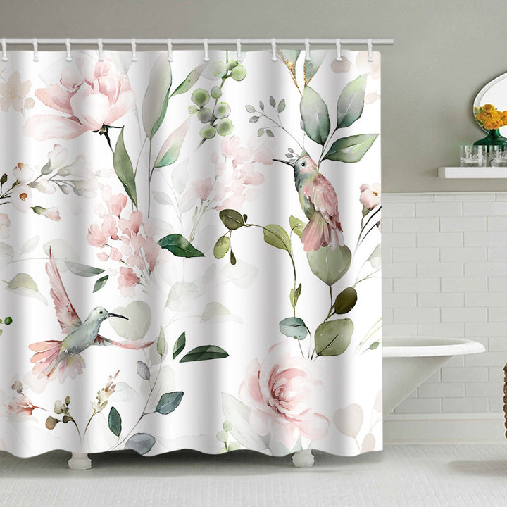 Blomsterprydet Dusjforheng Skanto