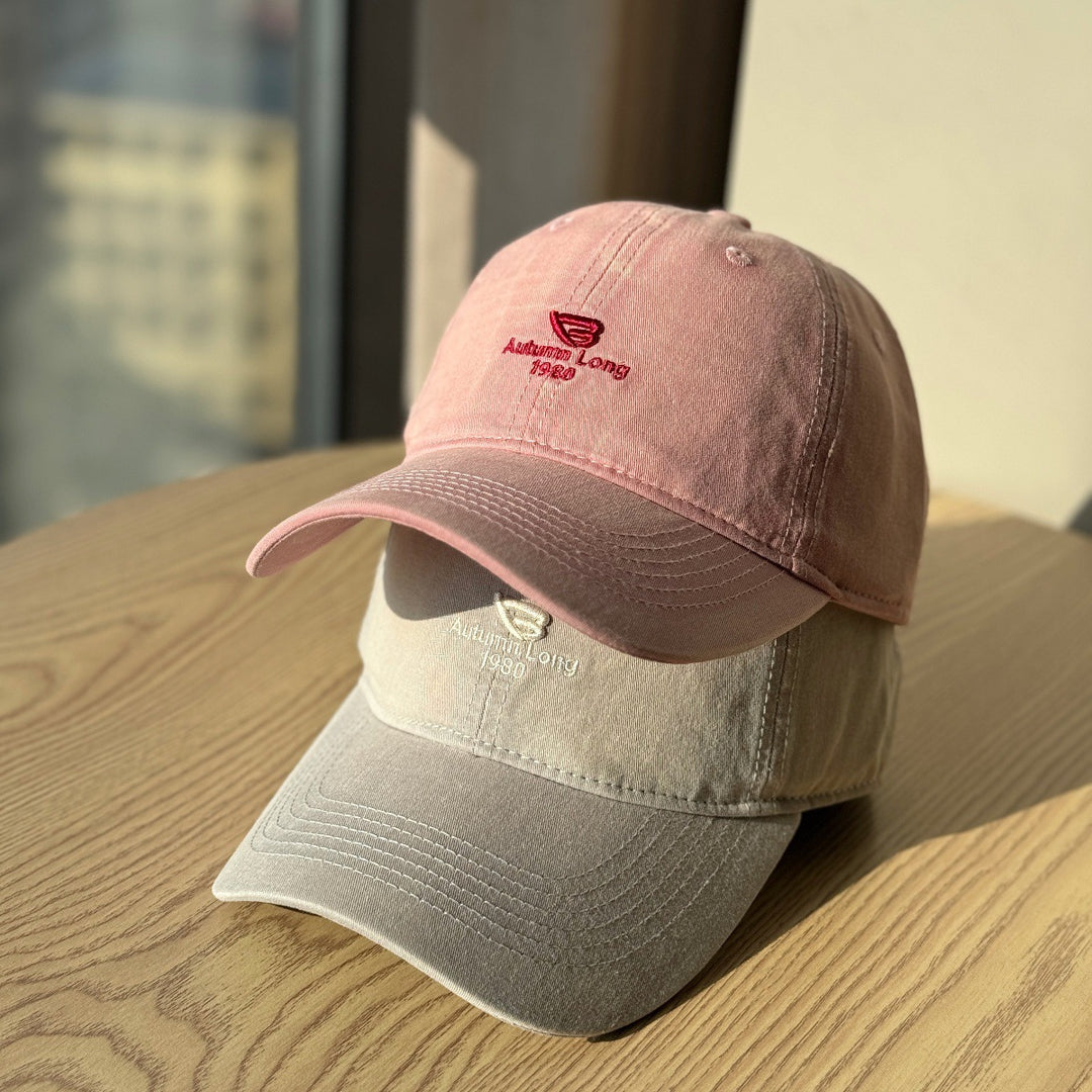 Dame Relaxed Fit Bomullsbatter Caps Skanto
