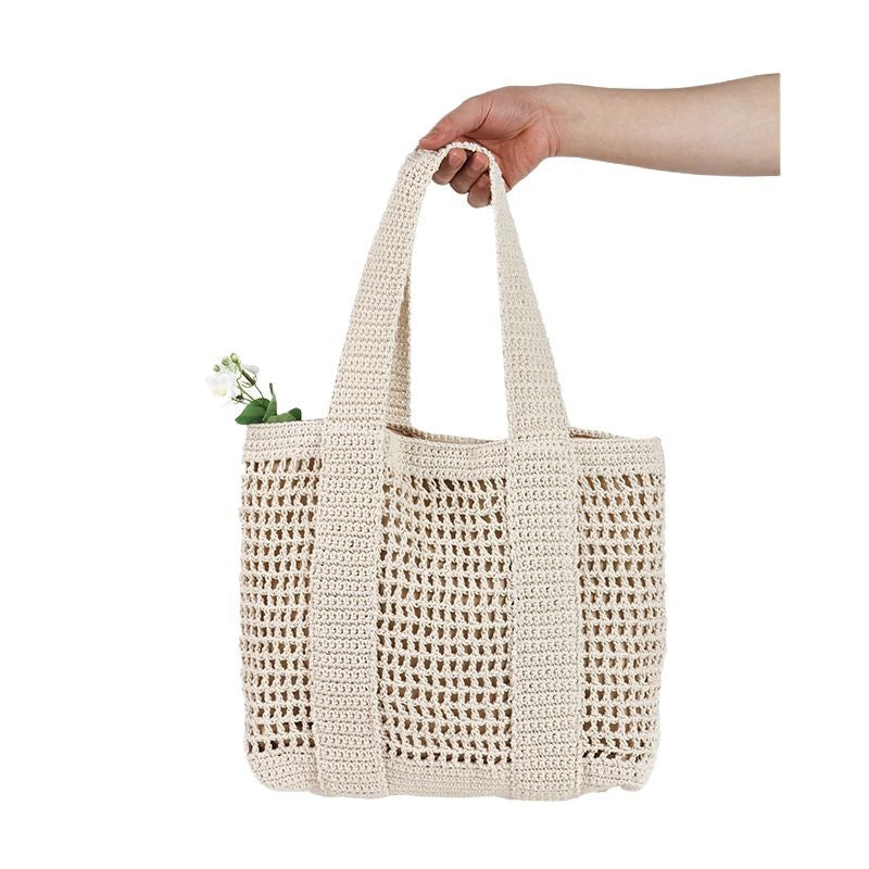 Stylish Crocheted Tote Bag Skanto