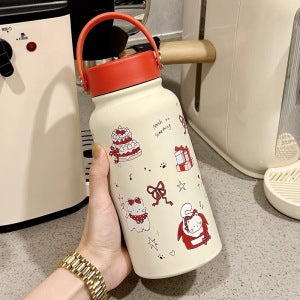 Damen Isoliertrinkflasche mit kreativem Tierdesign und praktischem Klappverschluss Skanto