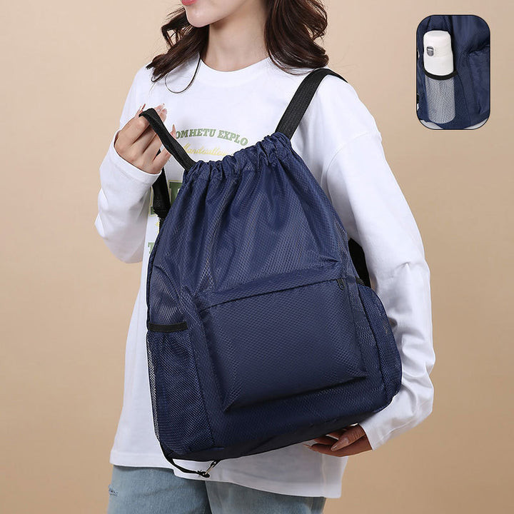 Sporty net backpack with adjustable straps Skanto