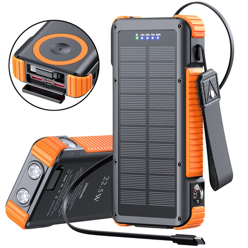 Bærbar Solenergi Powerbank Skanto