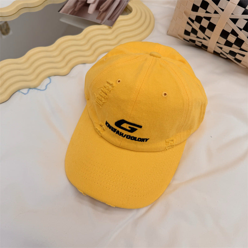 Herre Slitt Casual Baseball Caps Skanto