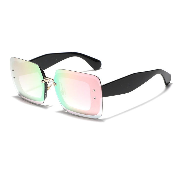 Dame kvadratisk solbrille med innovativ ramme Skanto
