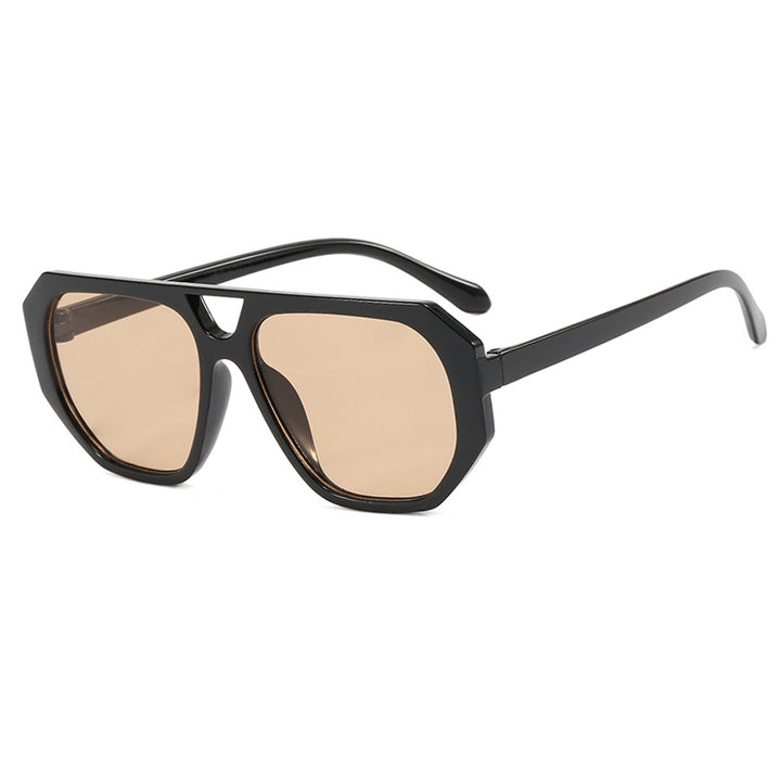 Women's sunglasses in trendy hexagon design with UV protection Skanto