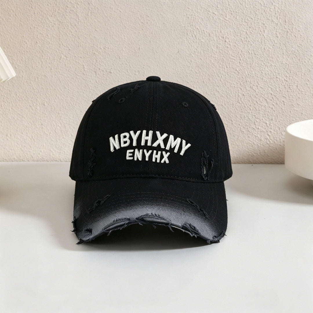 Herre Casual Slittet Teksturert Baseball Caps Skanto