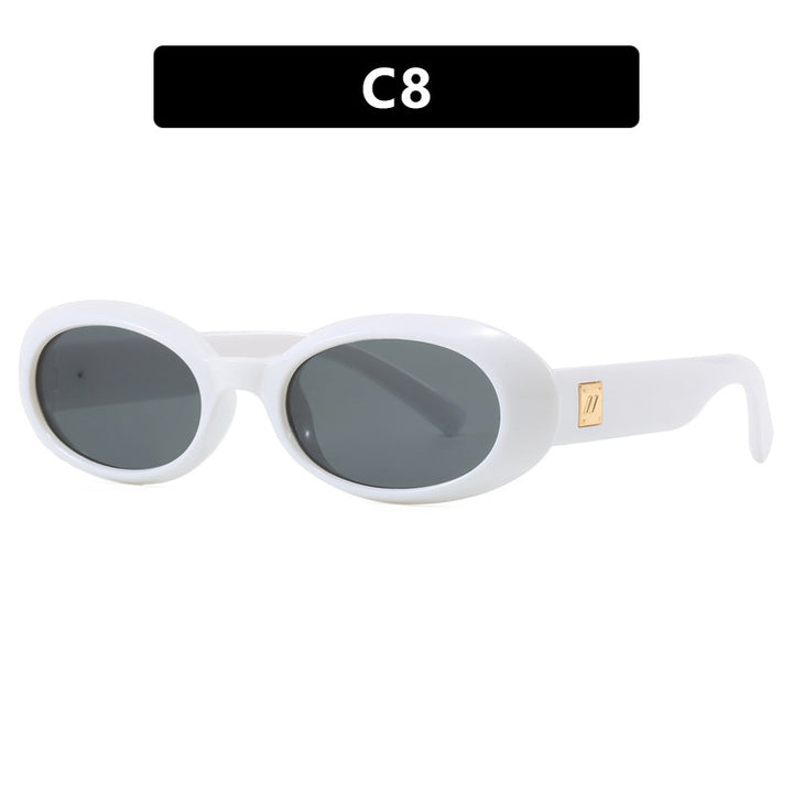 Women's exclusive sunglasses in elegant oval design Skanto