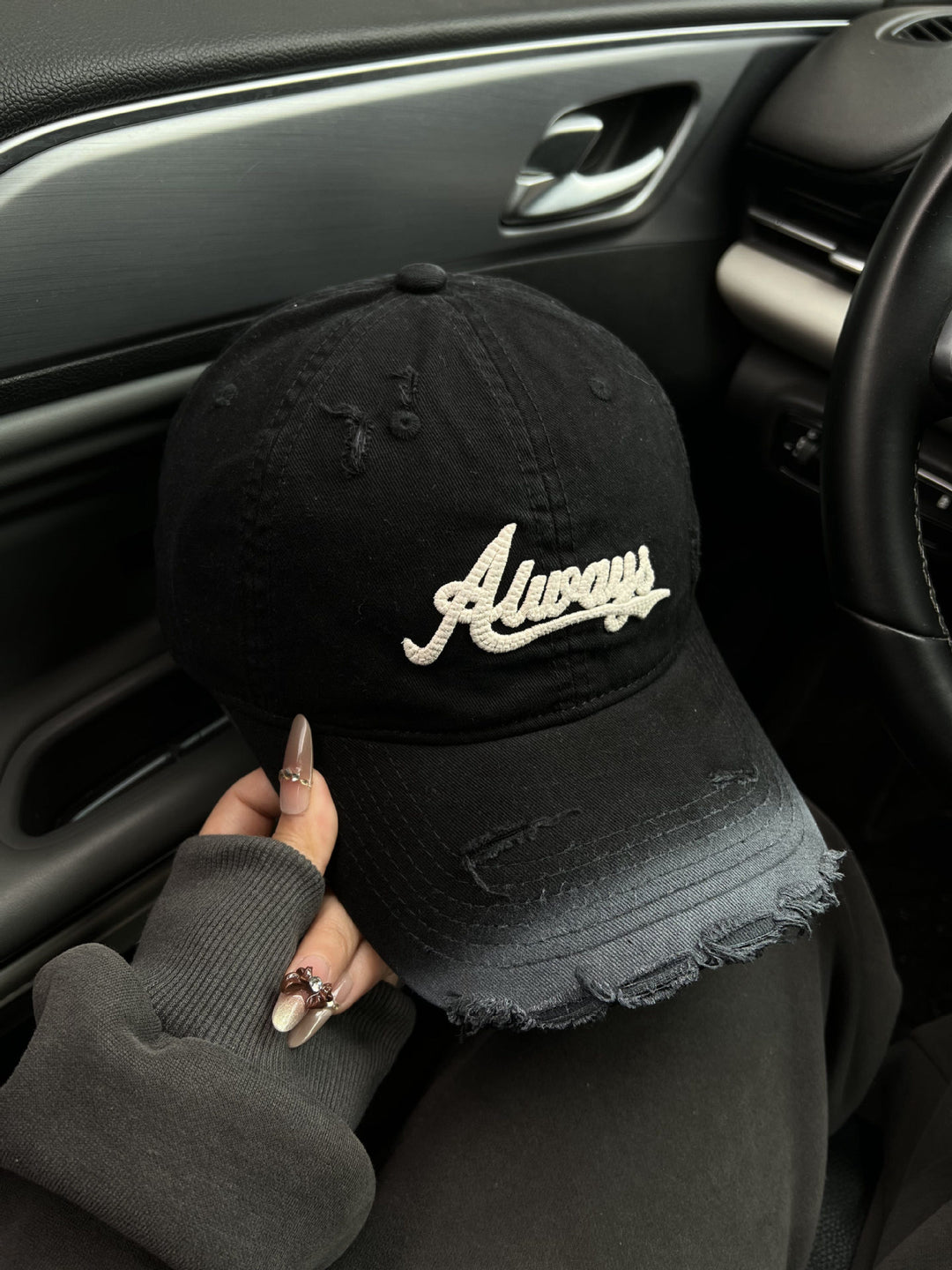 Kvinne's Slitt Grafisk Baseballcaps Skanto