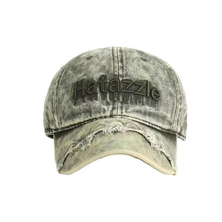 Herre Slitt Denim Baseball Cap Skanto 1784270737