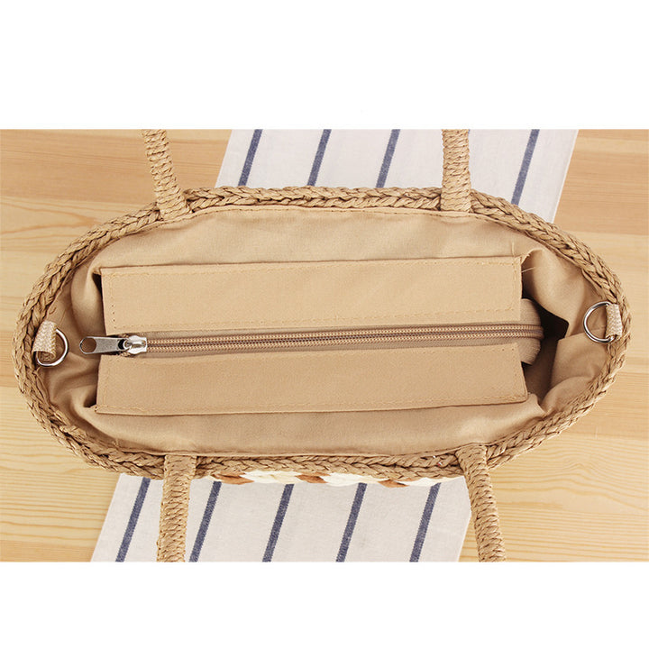 Hand-knotted basket bags with practical carrying handles Skanto