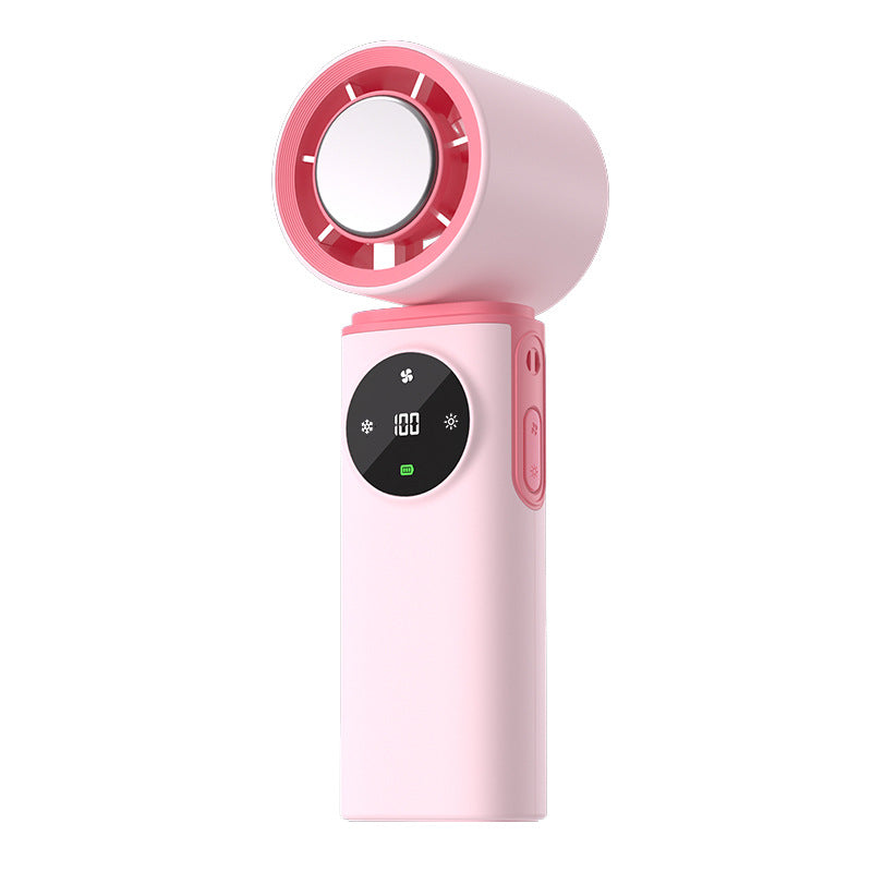Dame bærbar USB-mini-viftemer med LED-skjerm Skanto