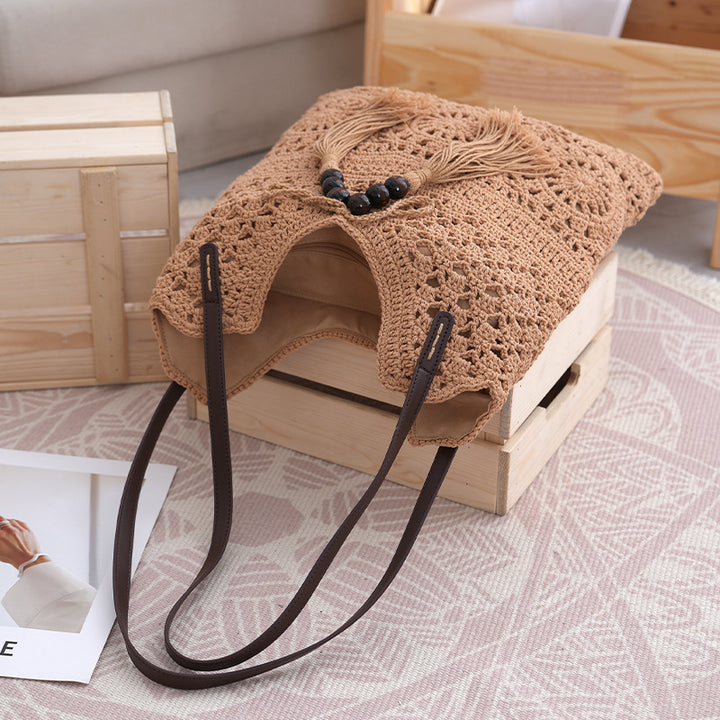 Håndlaget Makramee Crossbody Bag Skanto