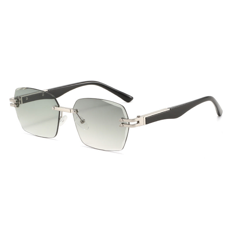 Men's Elegant Square Sunglasses with Wooden Temples Skanto