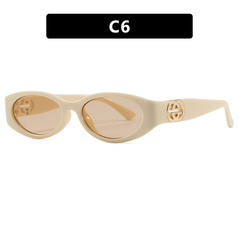 Women's Cat-Eye Sunglasses with UV Protection and Luxurious Accents Skanto