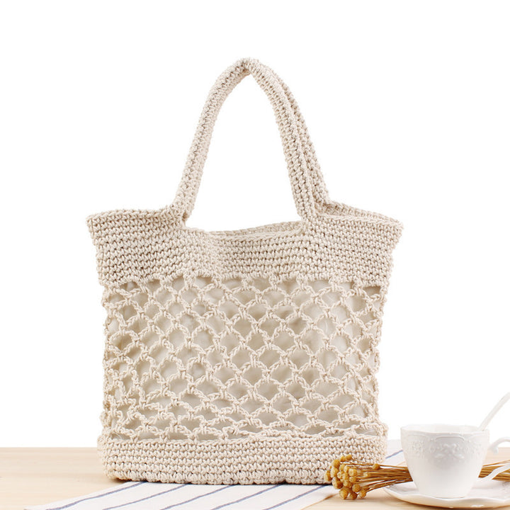 Net bag made of hand-knotted natural materials Skanto