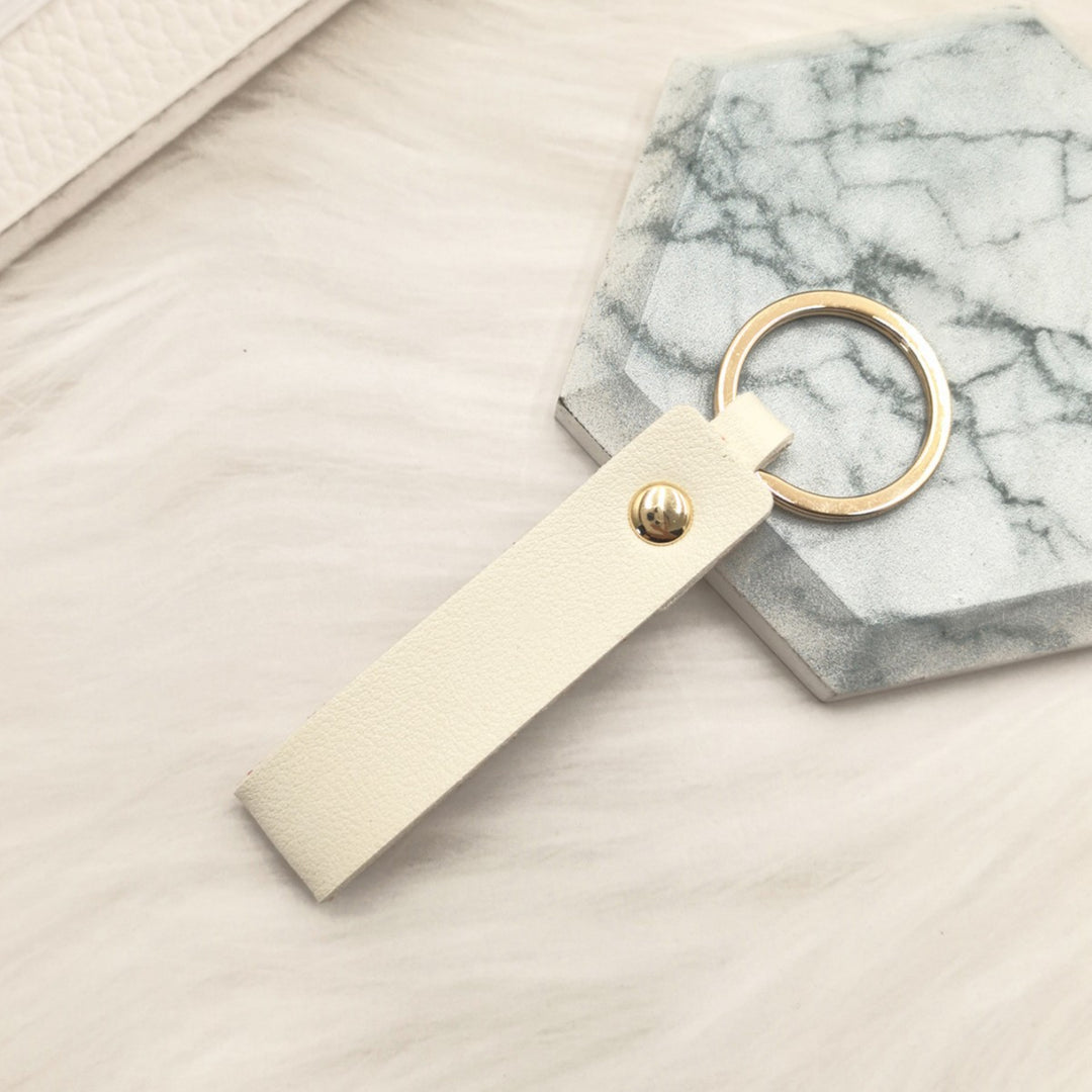 Unisex nøkkelring med elegant kunstskinndesign Skanto